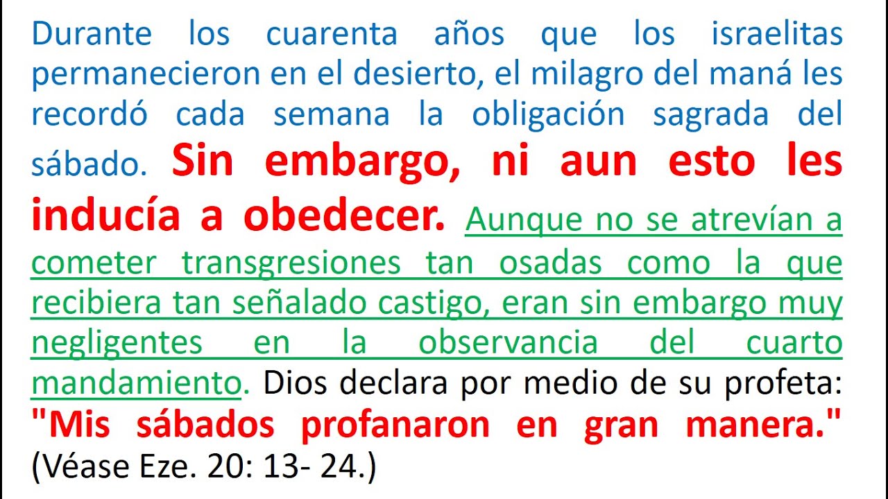 PATRIARCAS Y PROFETAS. Cap-36 En el Desierto