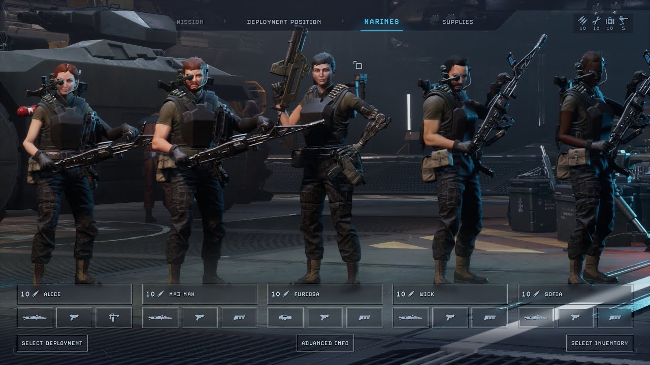 Aliens Dark Descent All Gunners Gameplay (High DPS & Rapid Dismembering)