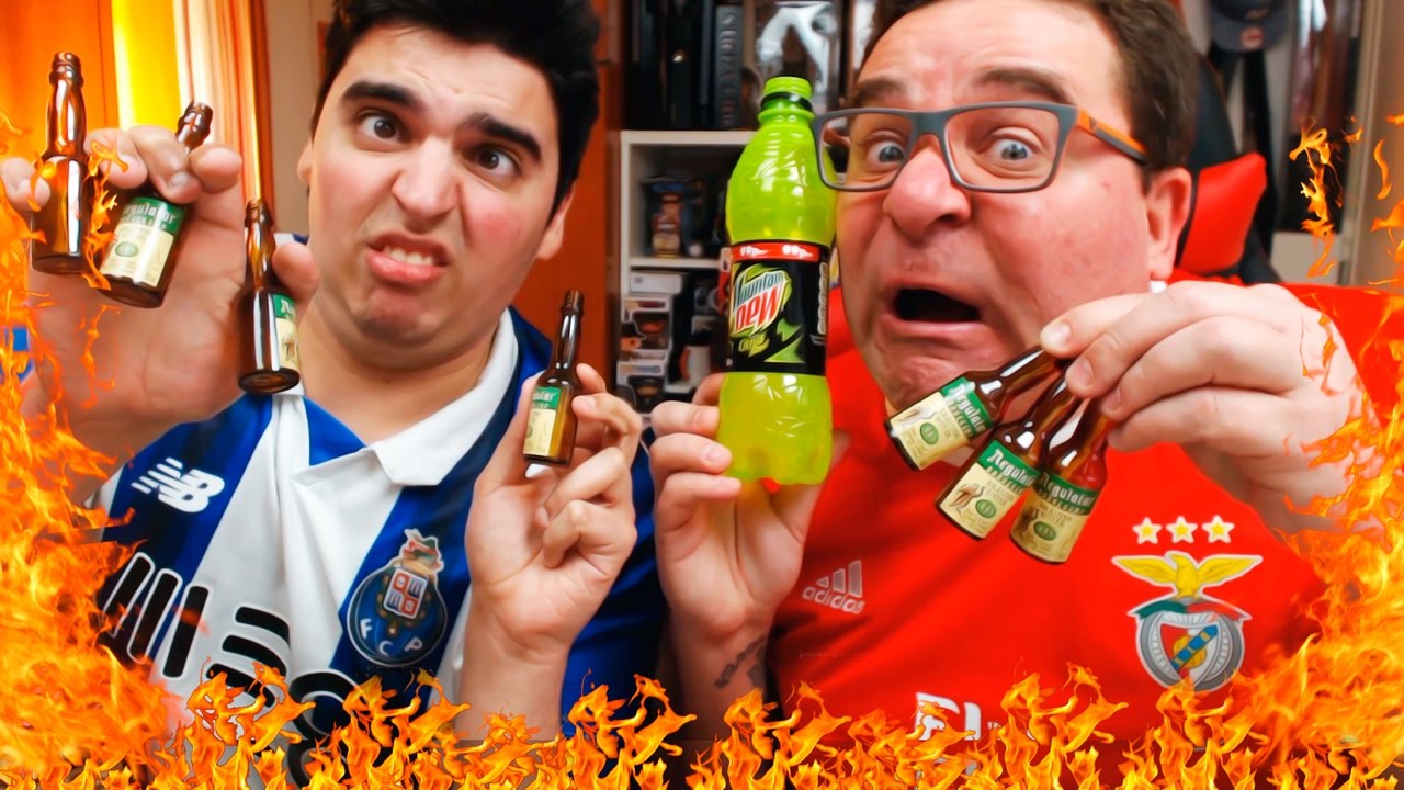 BENFICA VS PORTO | RIC & DAIZER VS BEBIDA ÁCIDA E 44% ÁLCOOL
