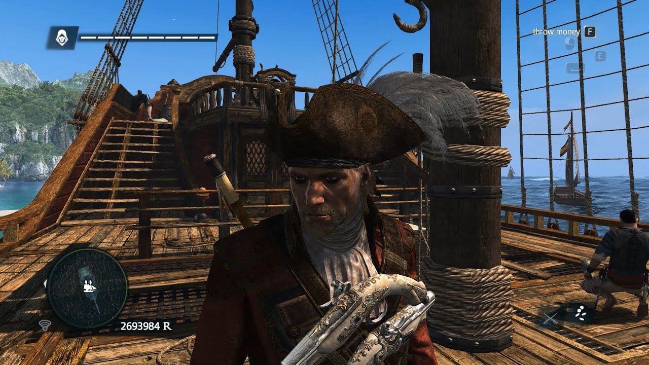 Queen Anne's Revenge Mod (Blackbeard) Attacks British Navy || Assassin's Creed 4: Black Flag