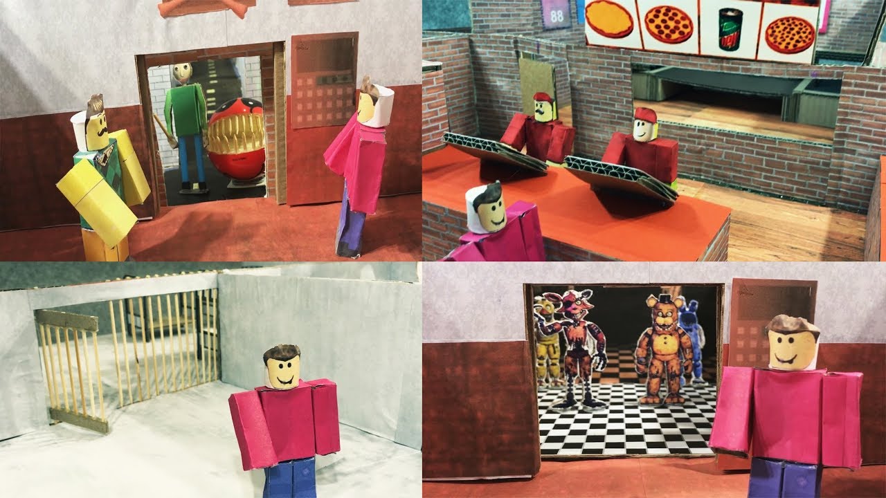 Роблокс. Картонная игра. DIY