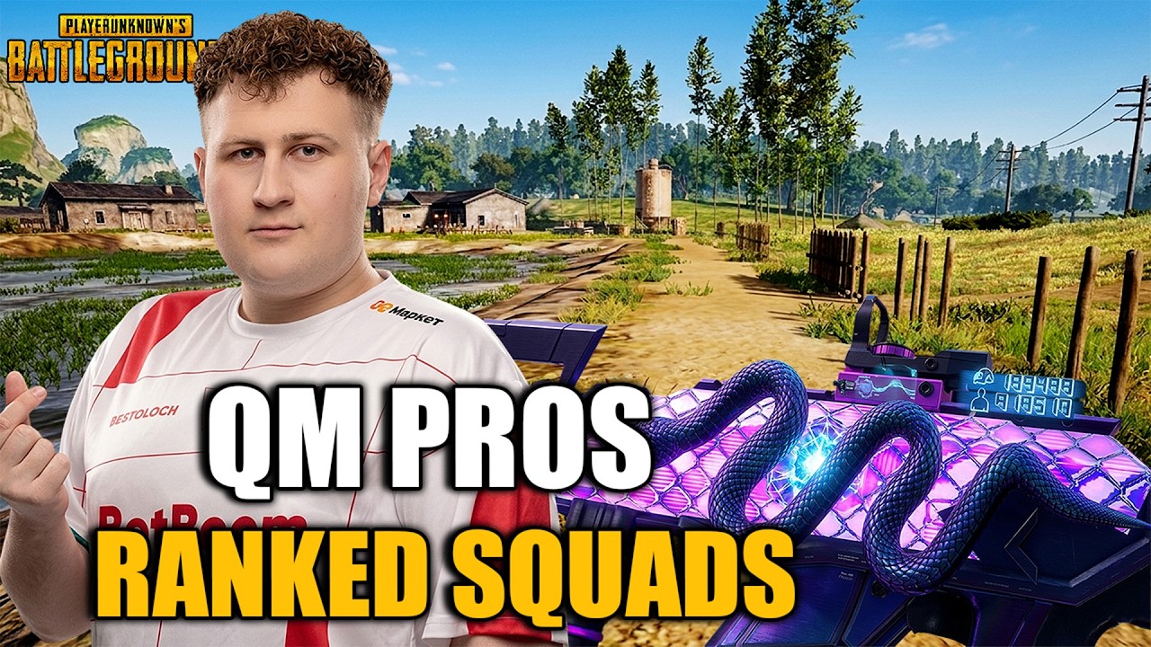 Bestoloch (QM Pros) Go INSANE in Ranked Squads 🔥 ADOUZ1E, Molodoct, f1lfirst Full Carry (PUBG)