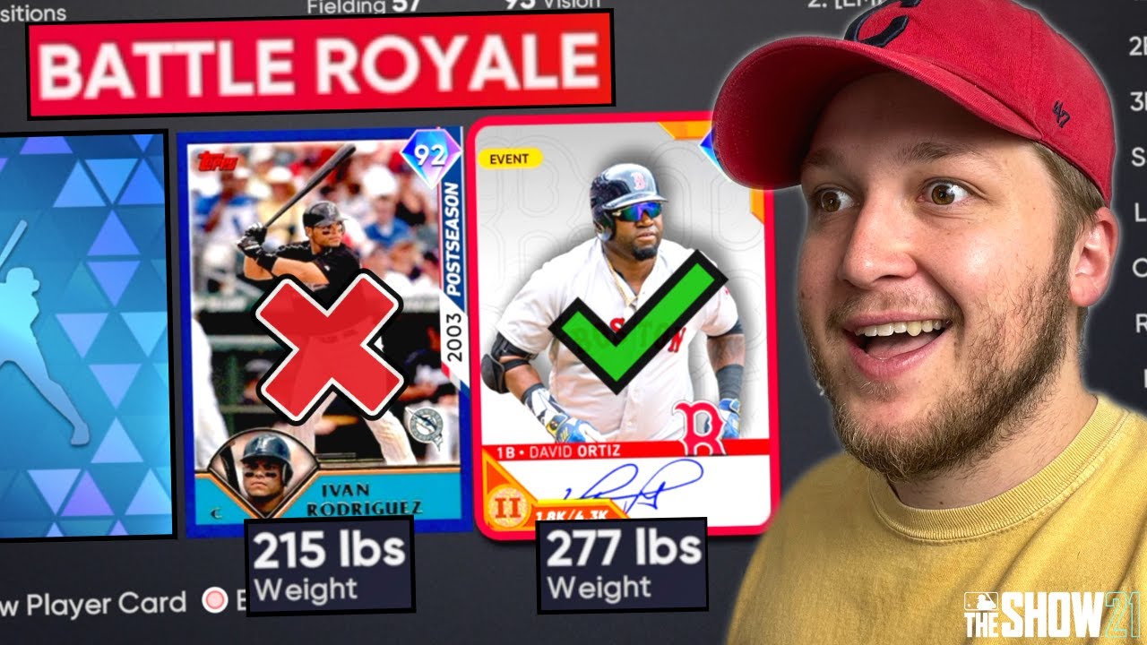 i drafted the HEAVIEST PLAYERS ONLY in Battle Royale.. MLB The Show 21