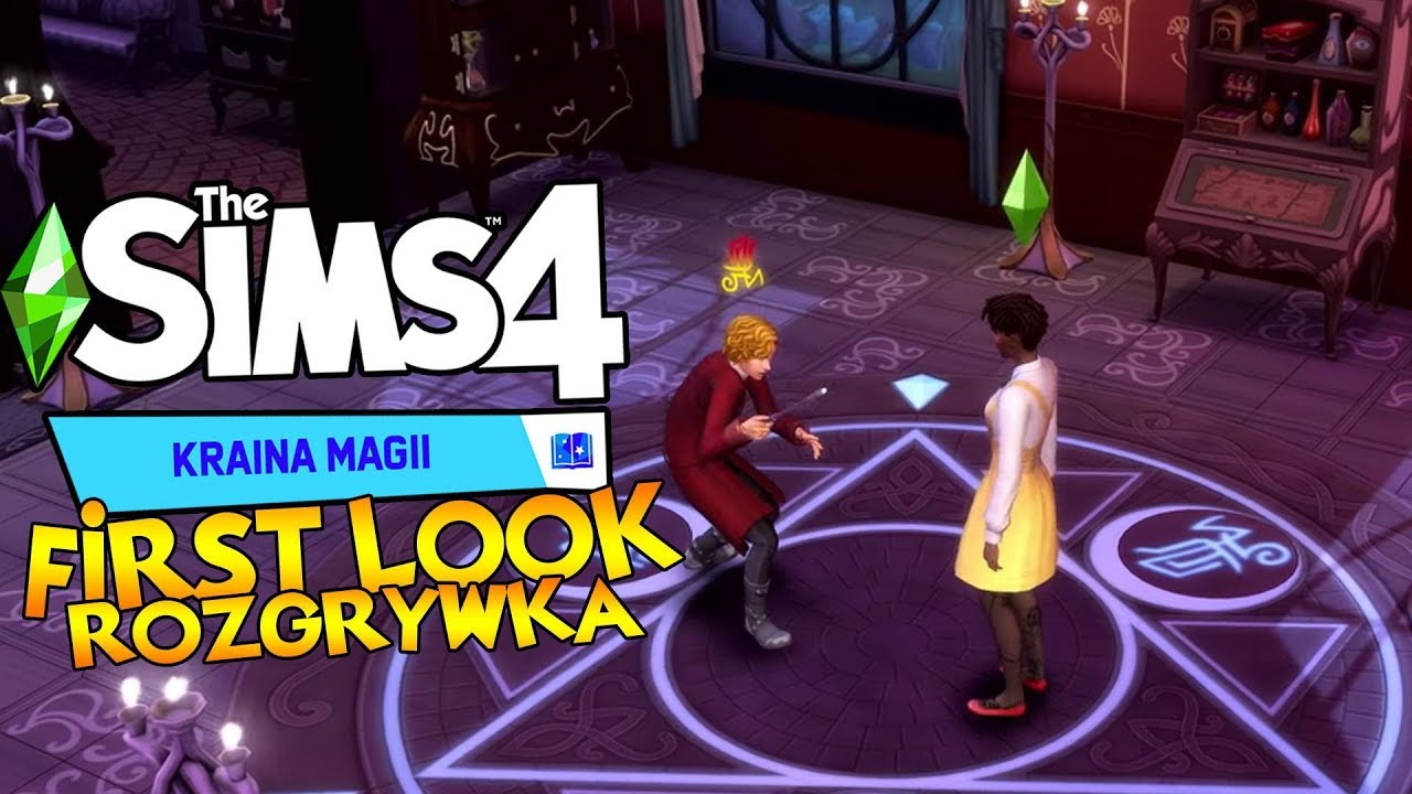 ✨ Rzucanie Zaklęć, Latanie Na Miotle, Pojedynek i Smoczek! ✨ First Look: The Sims 4 Kraina Magii
