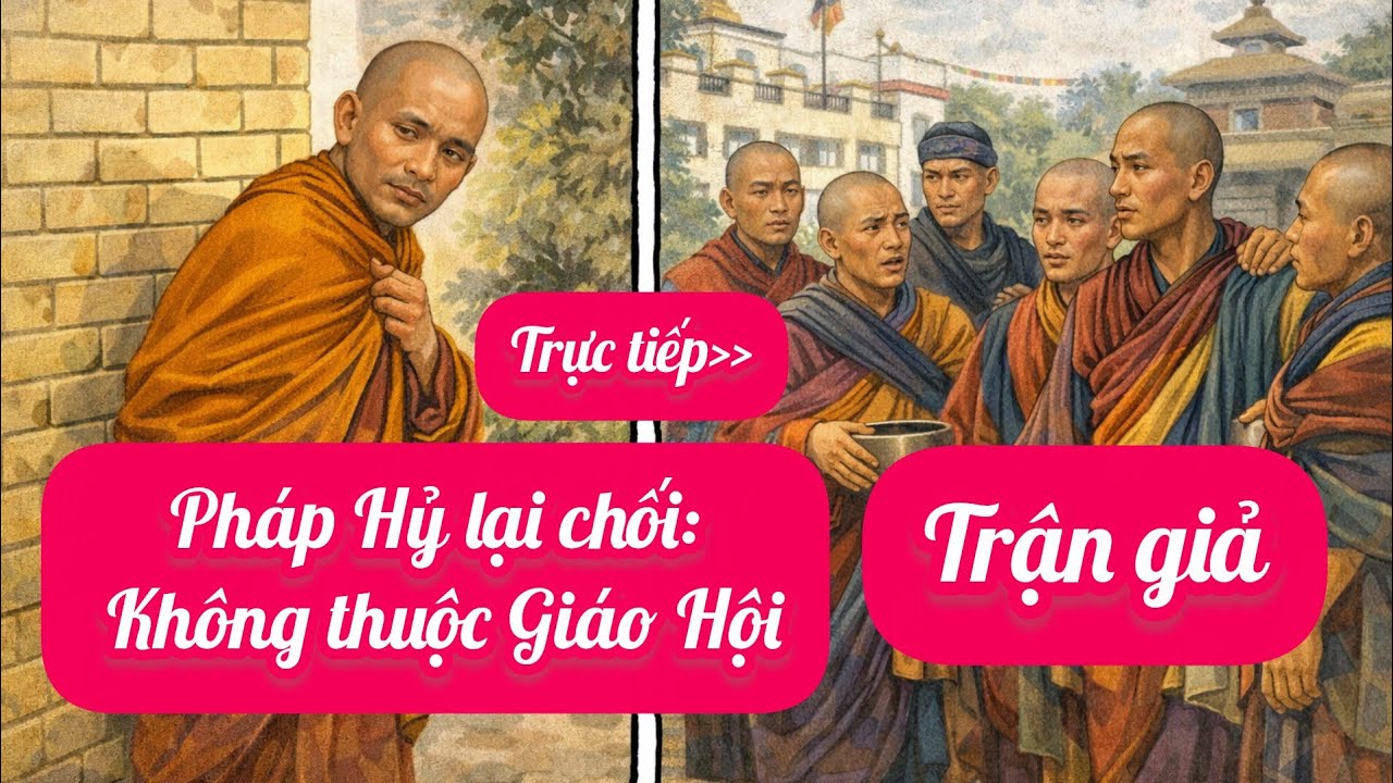 Trực tiếp: Pháp Hỷ chối không thuộc Giáo Hội - Trận giả cuối cùng?🥦🍉🌽 #tructiepsuminhtue #suminhtue