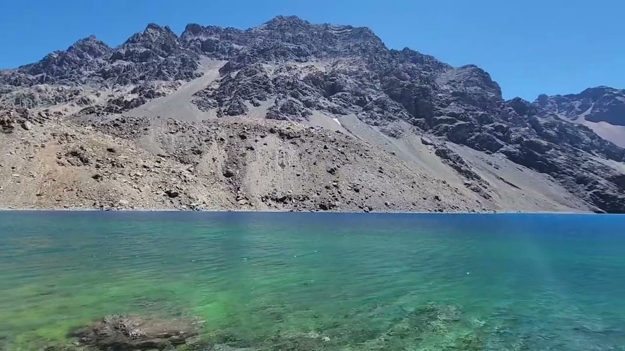 Portillo-Pass & Laguna del Inca, Andes Mountain, Chile (Chile-Argentina Border)