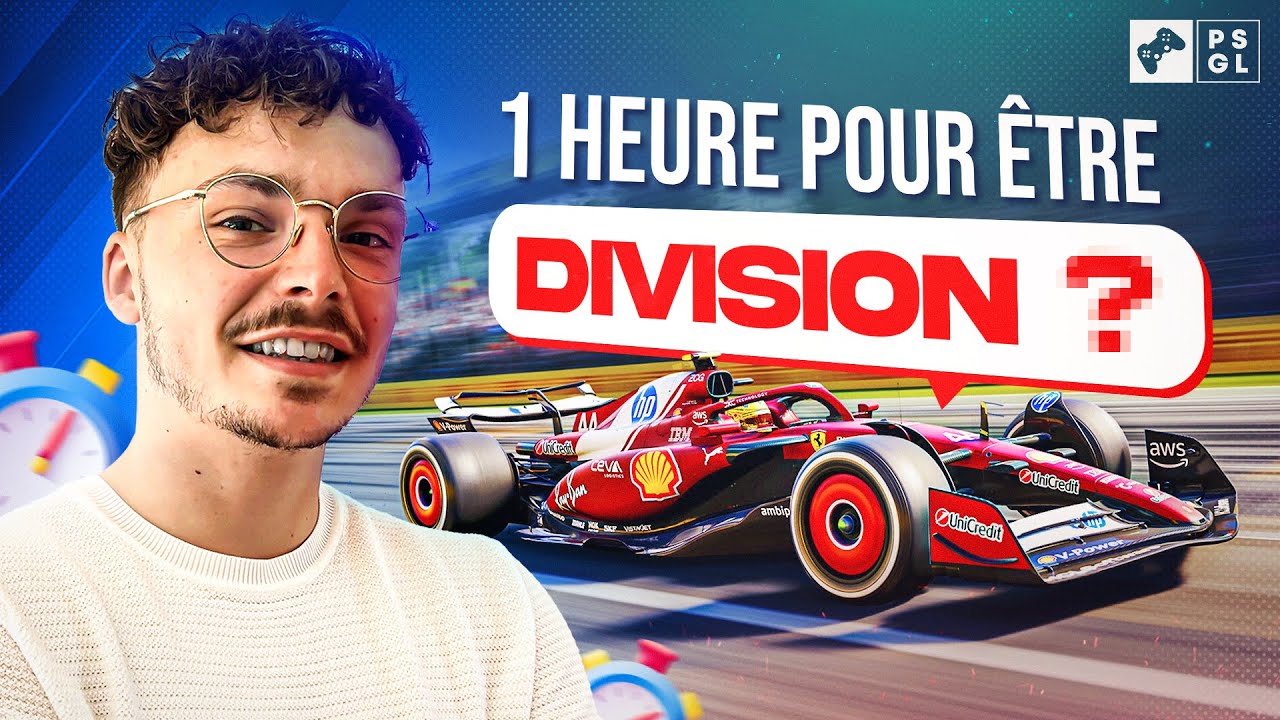UNE HEURE pour m'inscrire &agrave; une LIGUE INTERNATIONALE sur F1 25 !