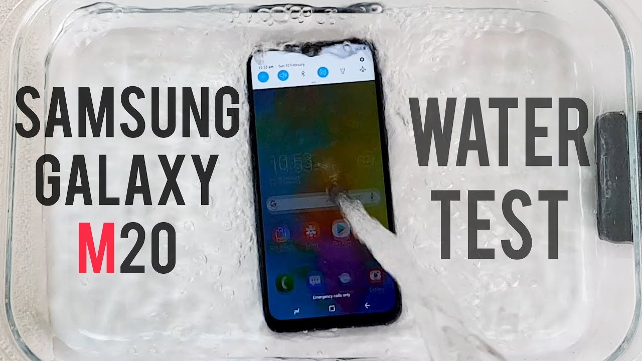 Samsung Galaxy M20 Water Test! Actually Waterproof?