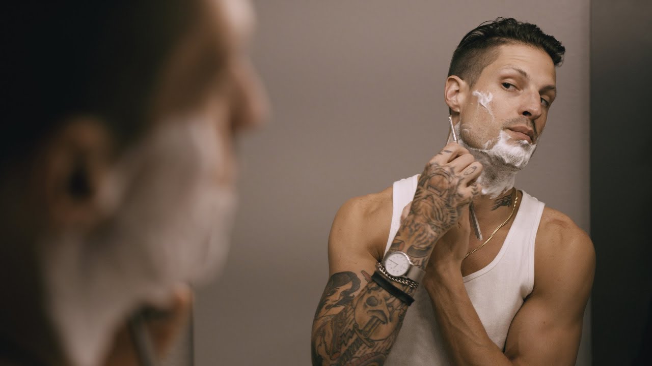 ASMR *REAL* Shaving Sounds Mens Shave 🪒