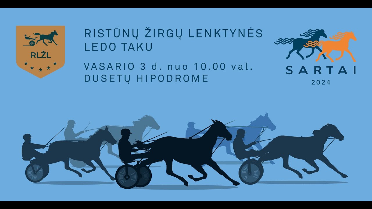 Ristūnų žirgų lenktynės 2024.02.03 - Sartai