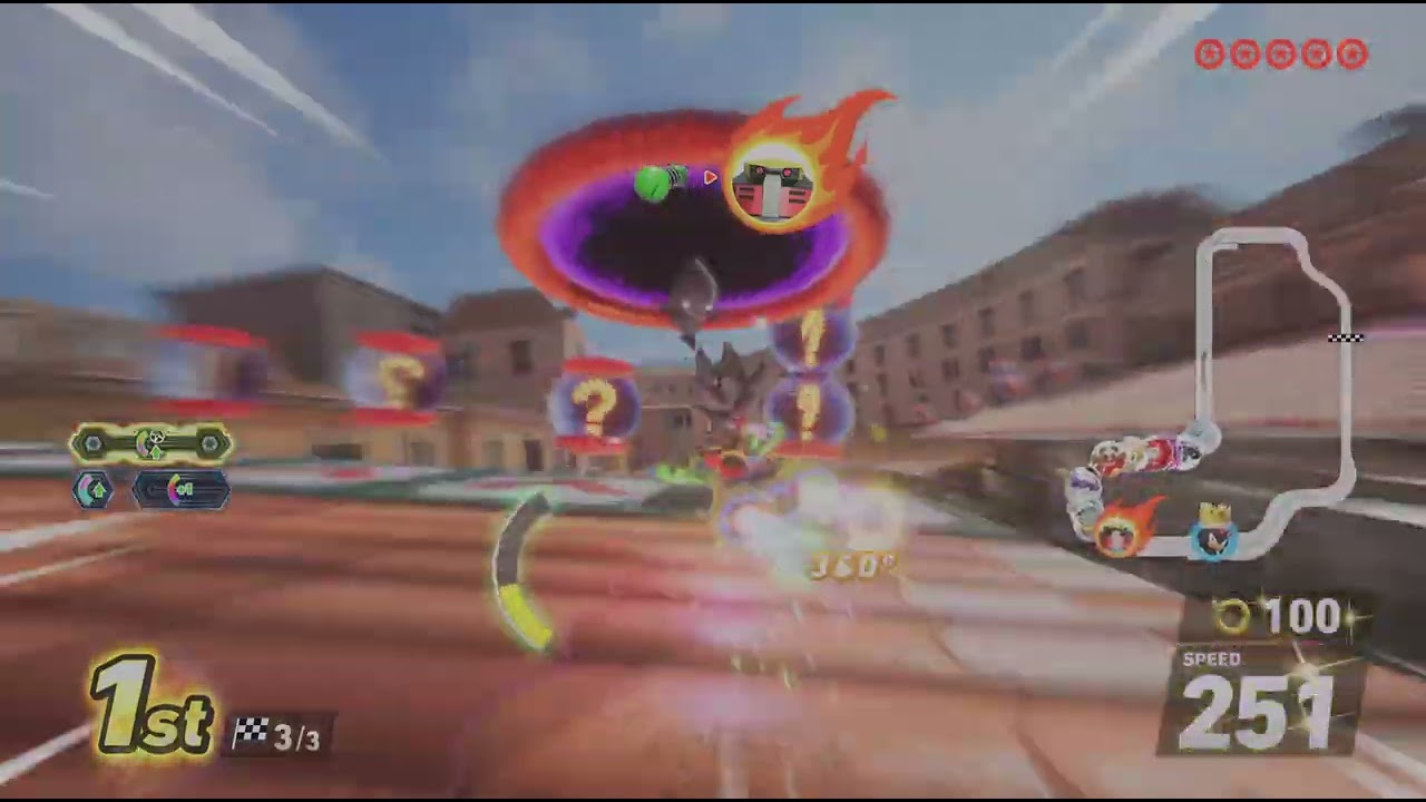 Shadow Vs Omega Sonic Racing: CrossWorlds Gamplay