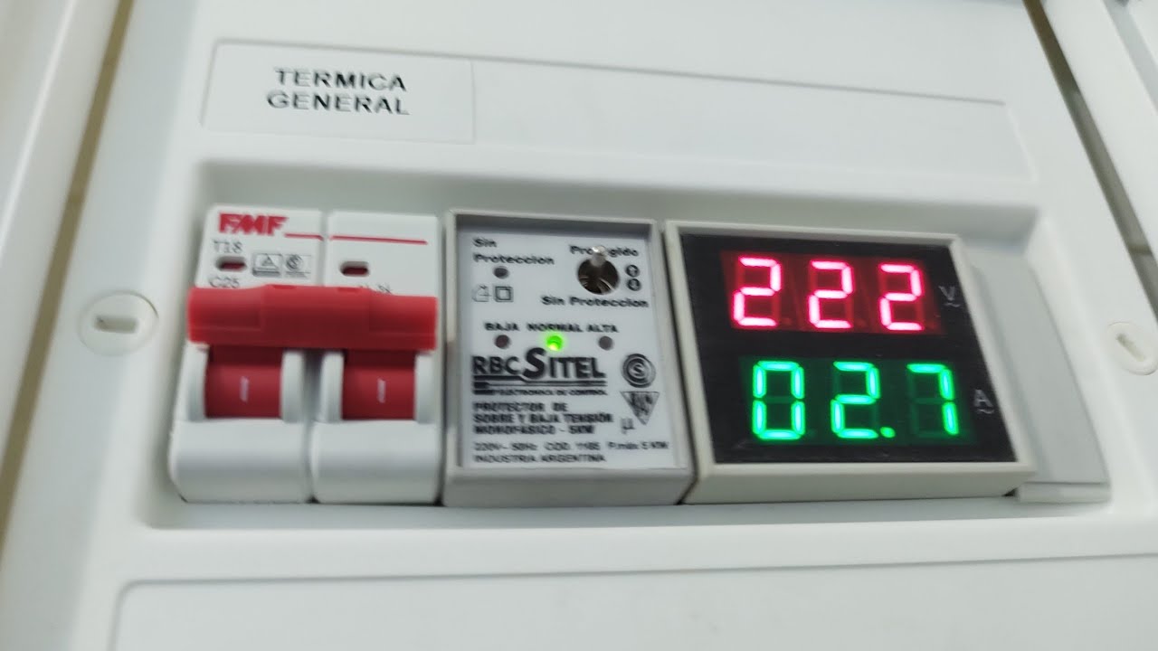 Intercalar contactor a protector de Alta y Baja tensión.