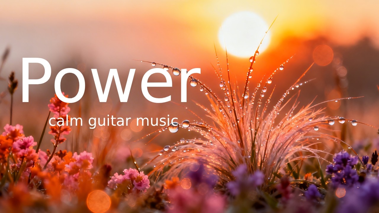 Power of Calm 🌅 Gentle Guitar Fingerstyle for Deep Relaxation