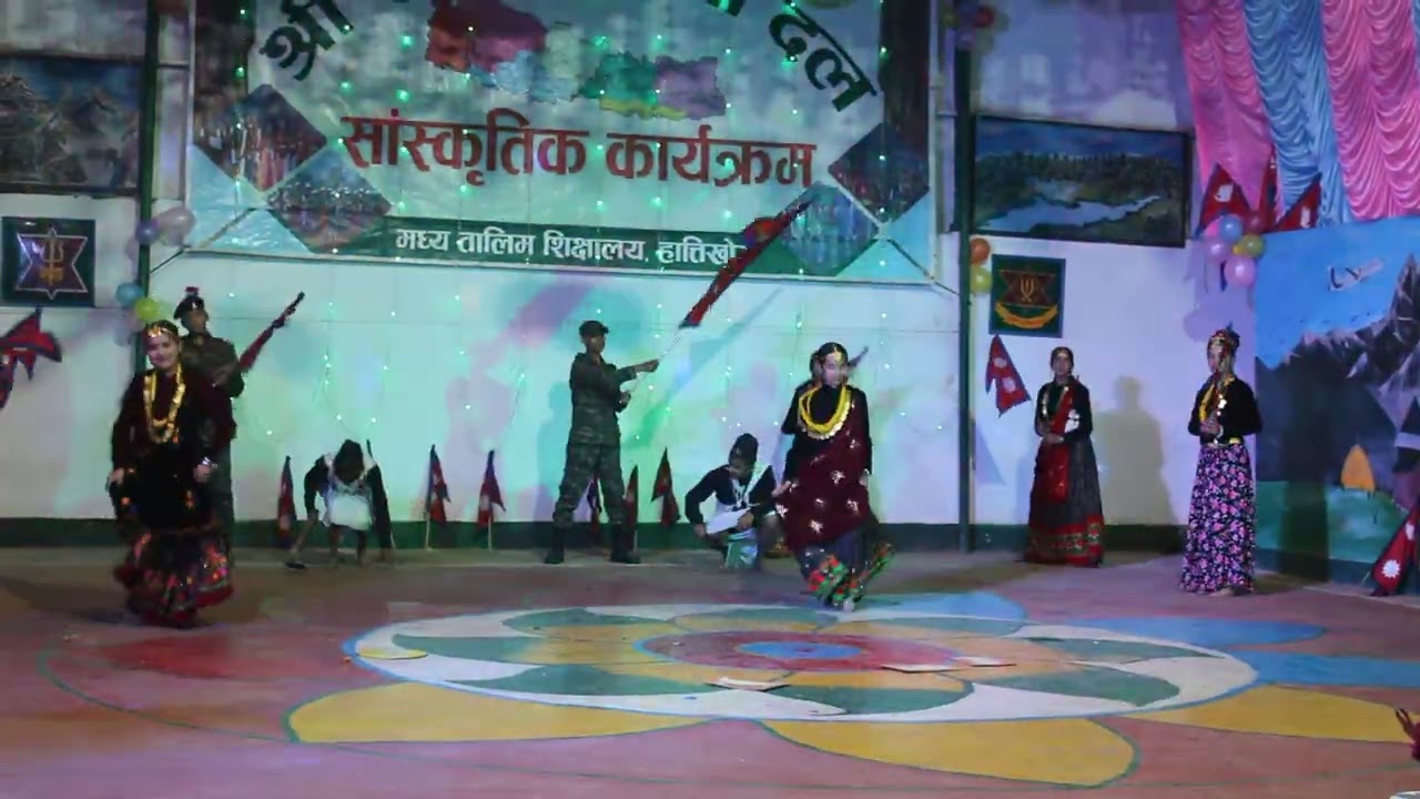 Arjun Boarding School Gulmi NCC dance 49th Junior Batch 2080