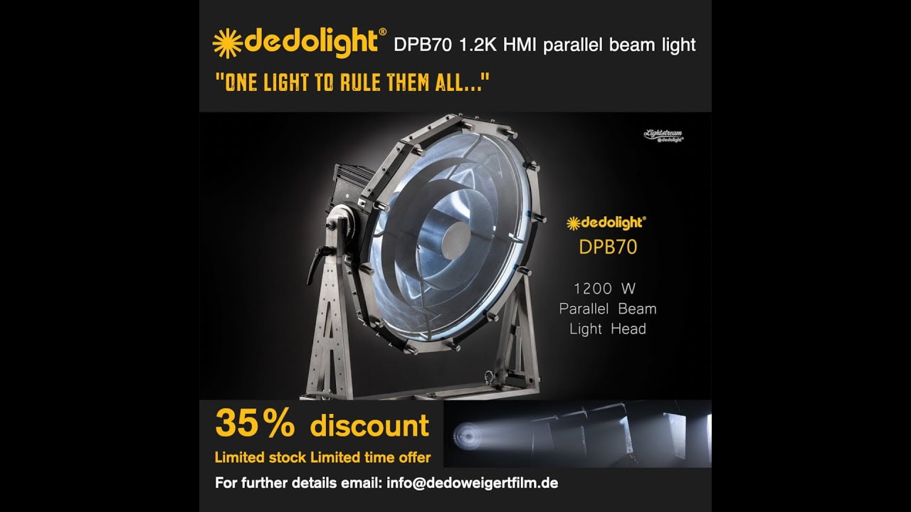 dedolight DPB70 A magical light: One light to rule them all... 35% discount