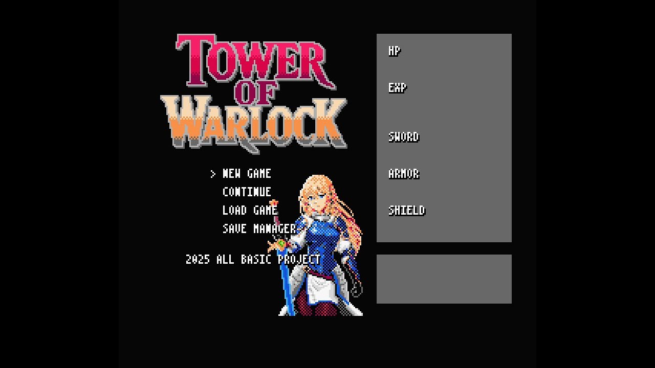 MSX BASICでアクションRPGを作ってみた