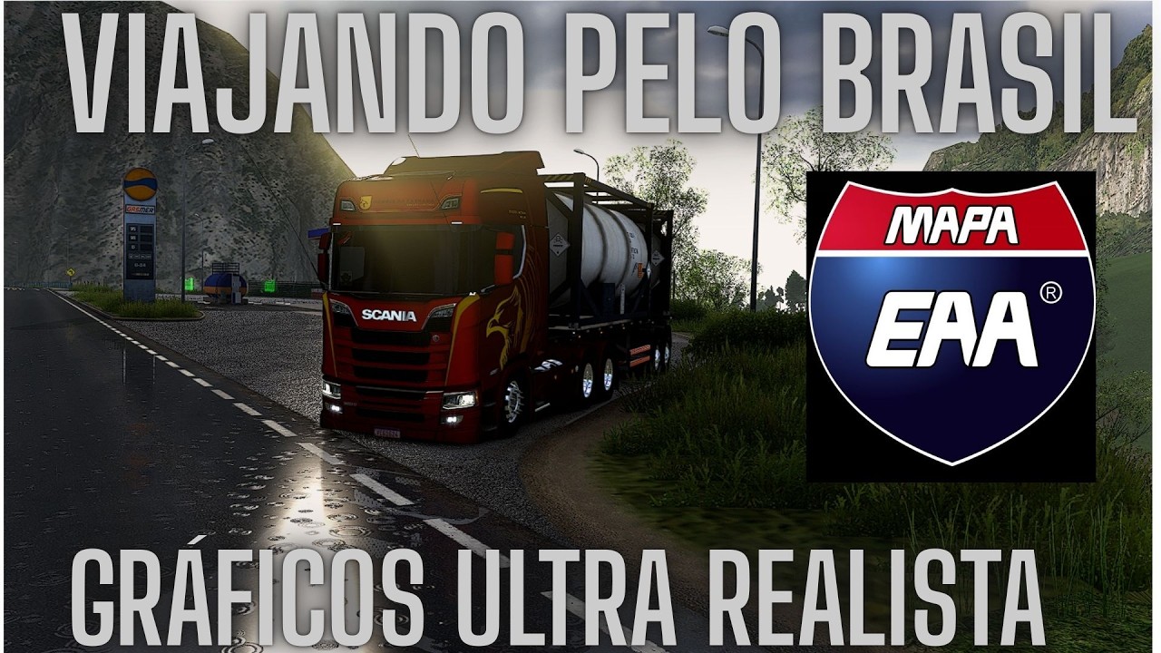 “Sinta a Estrada! ETS2 Realista com Visão de Dentro do Truck”  #live #eurotrucksimulator2#aovivo