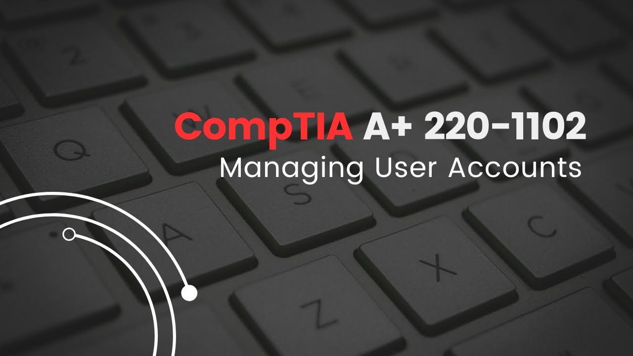 CompTIA A+  Managing User Accounts | CH. 3