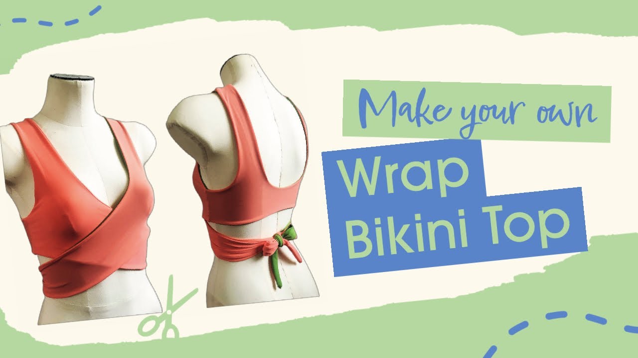 Sew Your Own Swimwear Video Tutorial | Reversible Seamless Wrap Bikini Top Sew-A-Long