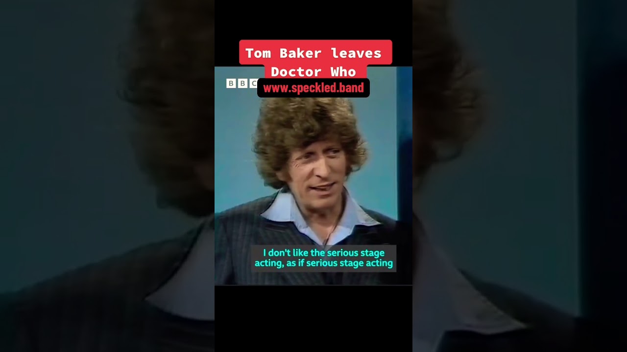 Tom Baker leaves Doctor Who (he’s 91 today!)