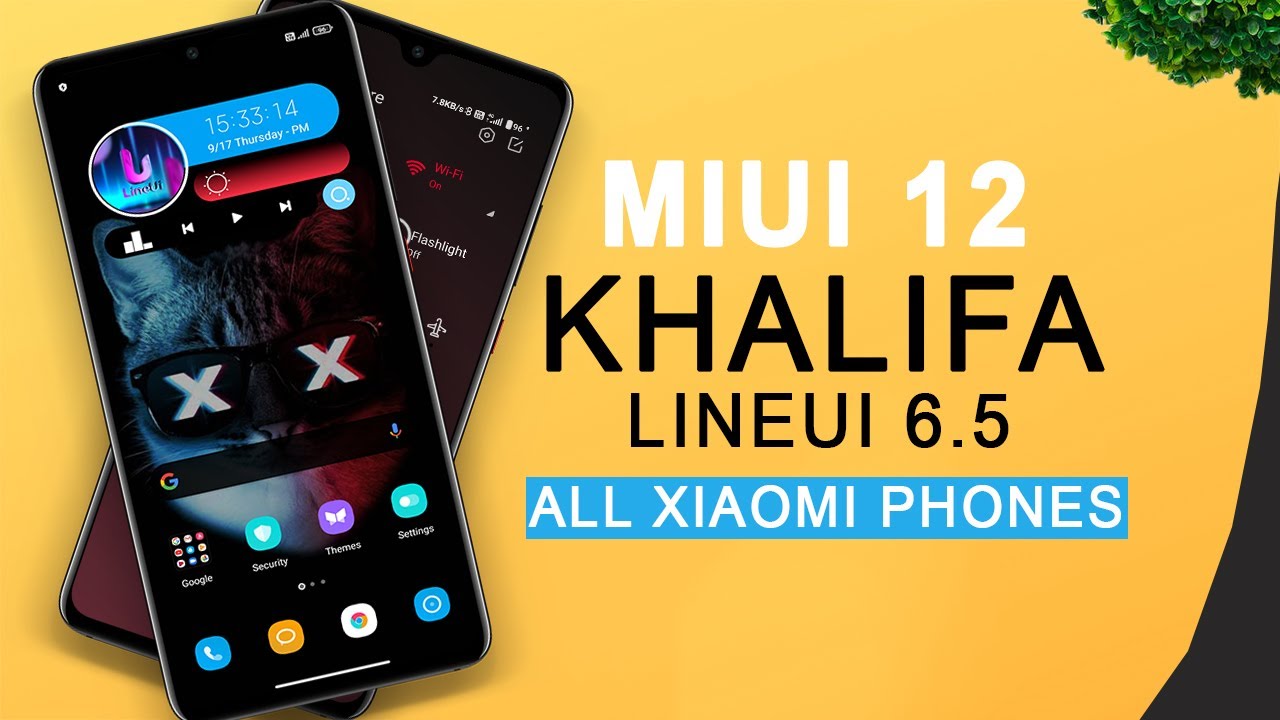 MIUI 12 Themes: Khalifa LineUi 6.5 Dope Theme For All Redmi & Xiaomi Phones | Like a PRO in 2020