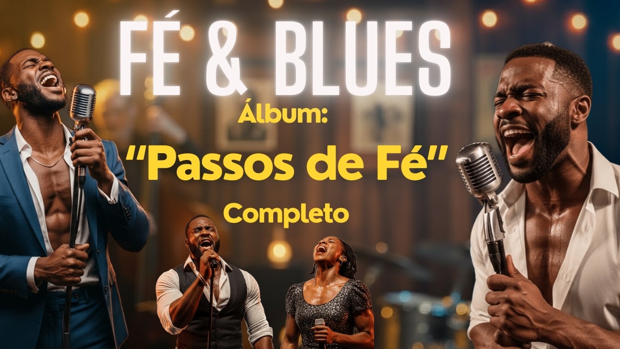 Passos de Fé  -  Álbum Completo - Blues Cristão  Fé & Blues