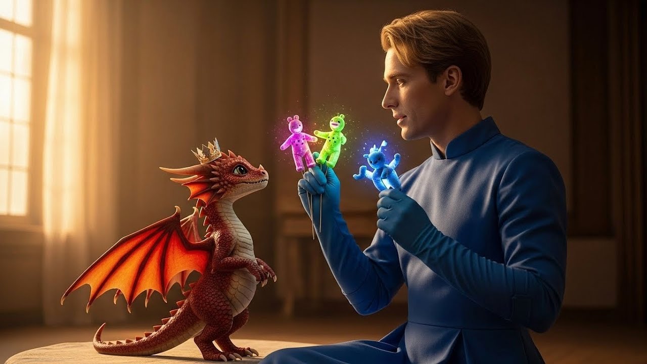 Every Royal Tutor Failed the Silent Dragon Princess—Until a Human Janitor Spoke Through Puppets |HFY