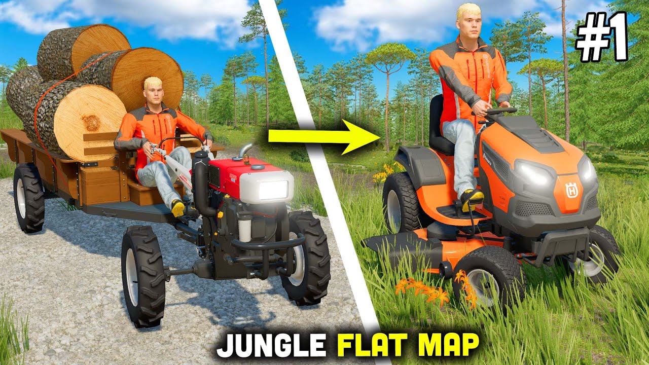 MEGA FARM от $0 на карте JUNGLE FLAT 🚜 #1