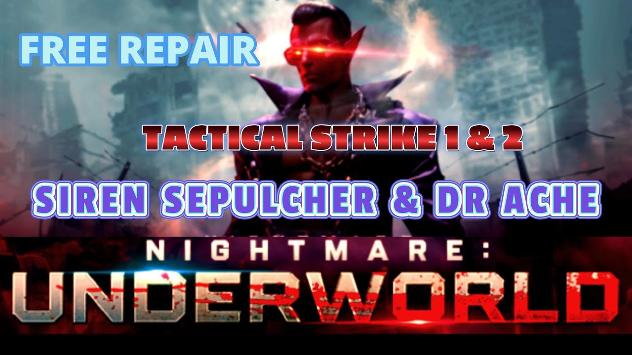WAR COMMANDER - NIGHTMARE UNDERWORLD TACTICAL BASE FREE REPAIR