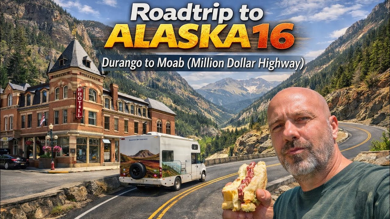 Driving the Million Dollar Highway - Silverton to Moab / Road to Alaska #16