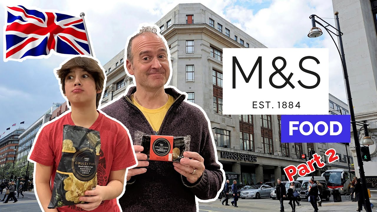 American Father & Son React to Marks & Spencer Food (Part 2)