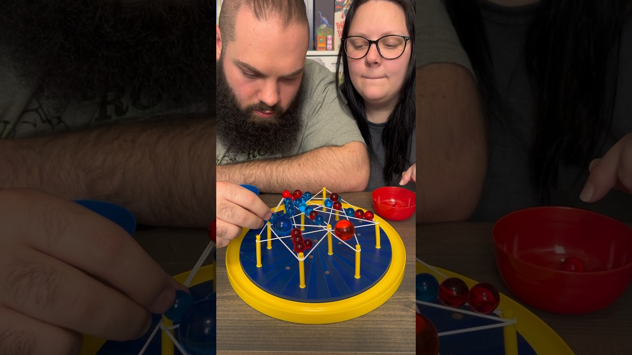 This Game Takes Some Technique! Come Play Tightrope With Us! #boardgames #couple