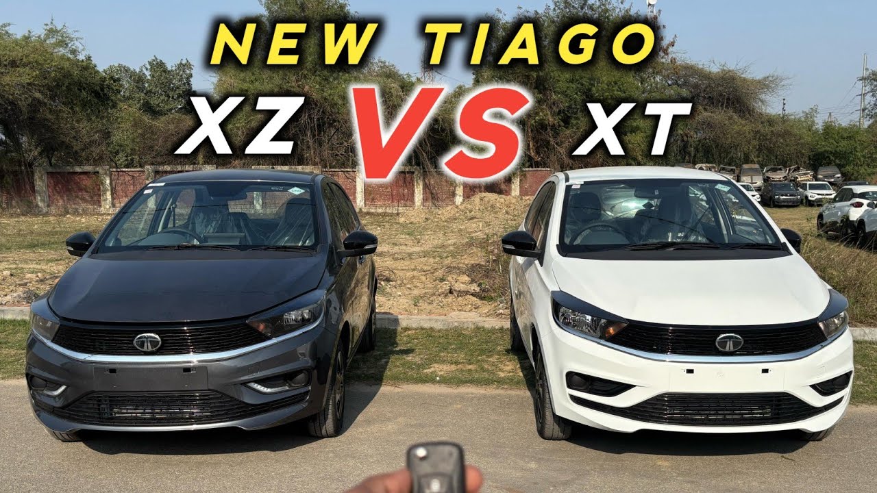New Tata Tiago XT VS XZ Detailed Comparison 2025