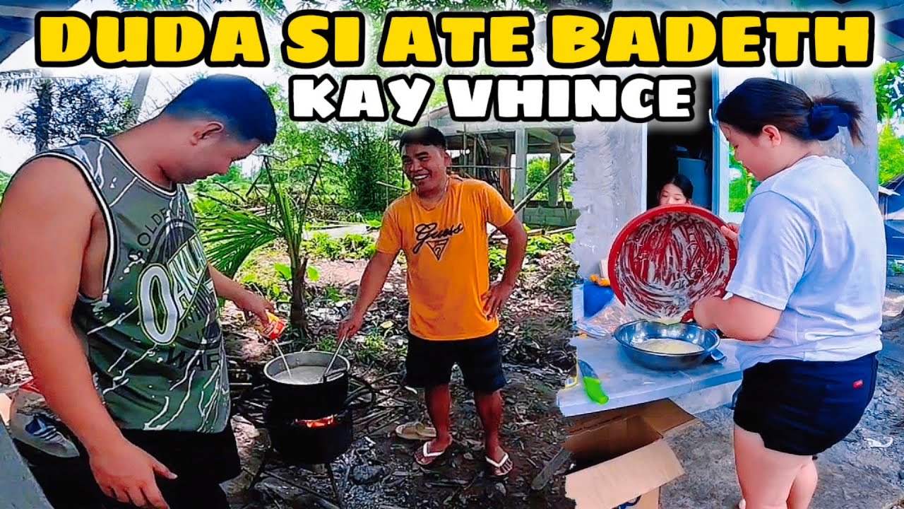 VHINCE PINAG LUTO SI ATE BADETH NG MAJA BLANCA | ATE BADETH DUDA