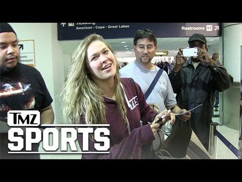 Ronda Rousey -- She's Back from Marine Corp Ball ... and She's Back! | TMZ Sports