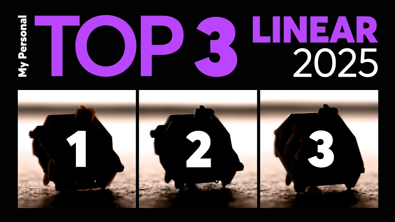 My Personal Top 3 Linear Switches 2025 | Sound Tests