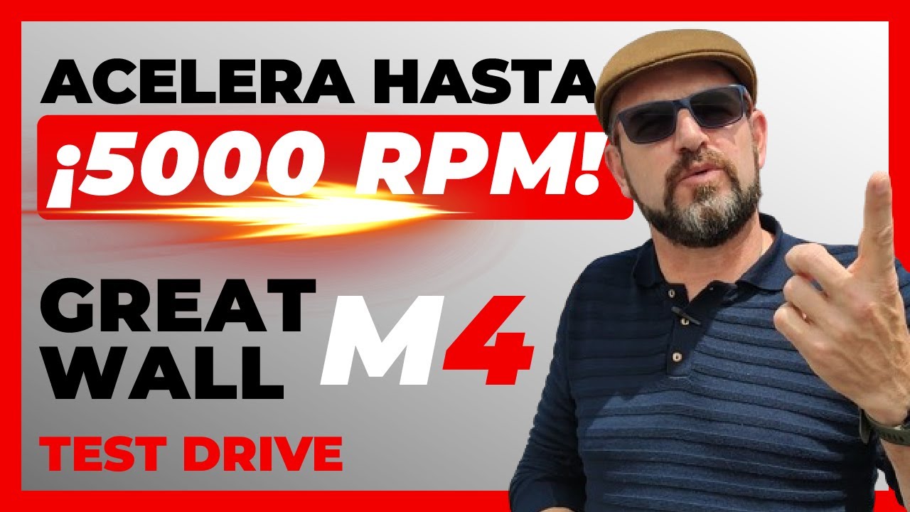 ¡ACELERA hasta 5000 REVOLUCIONES en este SUV COMPACTO! 🚙🏁 TEST DRIVE del Great Wall M4 (2017)