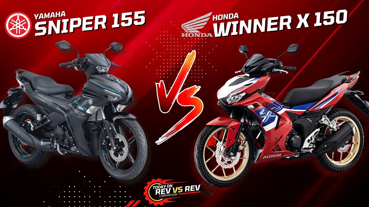 Yamaha Sniper 155 vs Honda Winner X 150 | Side by Side Comparison | Full Specs 2024