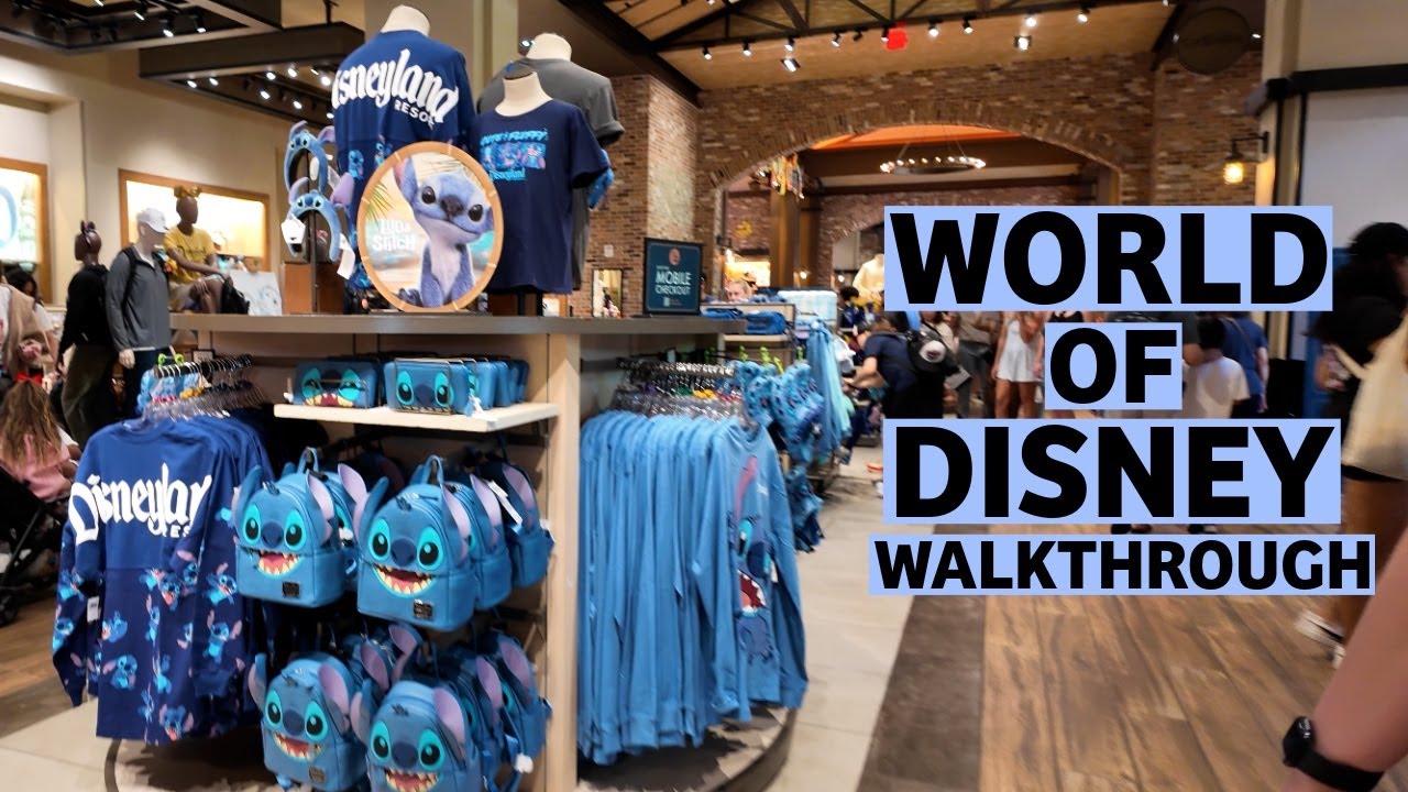 World of Disney Merch Walkthrough (August 30th 2025) - Downtown Disney California