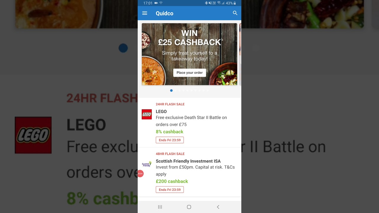 Topcashback,quidco review and a few other cashback apps