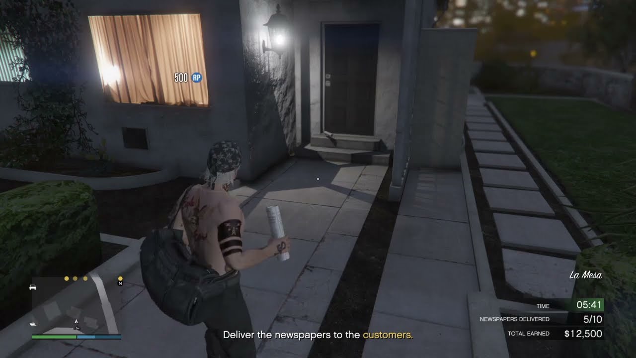 Grand Theft Auto V_Online_Paper Route_Deliver the Newspapers_#Arab#Gaming#Share#PlayStation#Mar
