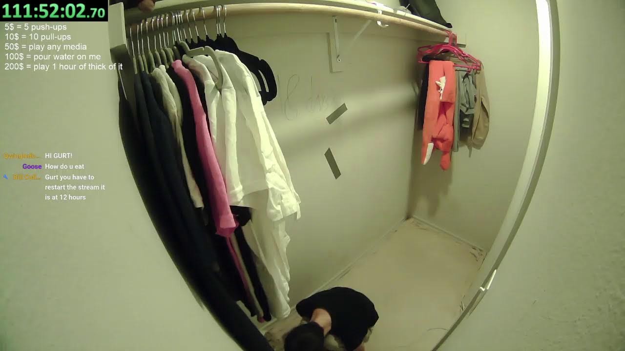 Living in my Closet for 1 Month