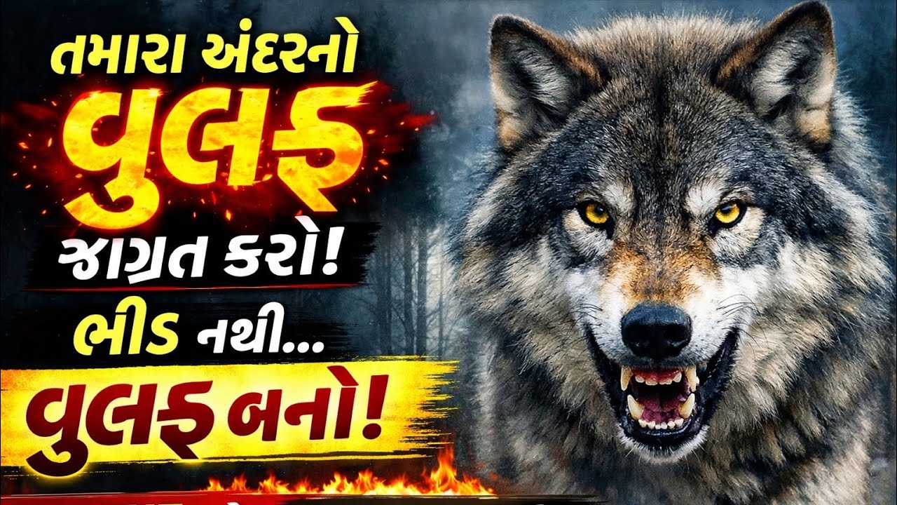 “આ 5 મિનિટ તમારી Thinking બદલી દેશે! 🐺 Wolf Mindset”