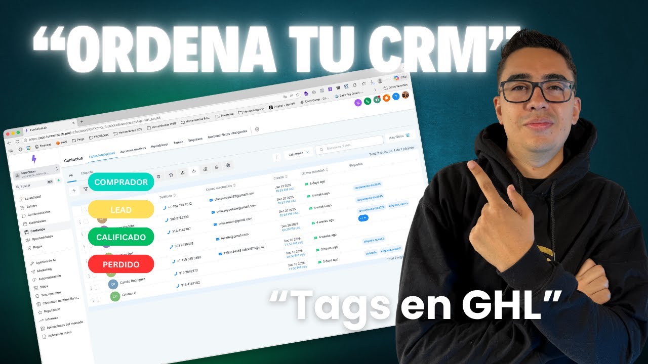 Etiquetas en GoHighLevel: La guía completa para segmentar contactos