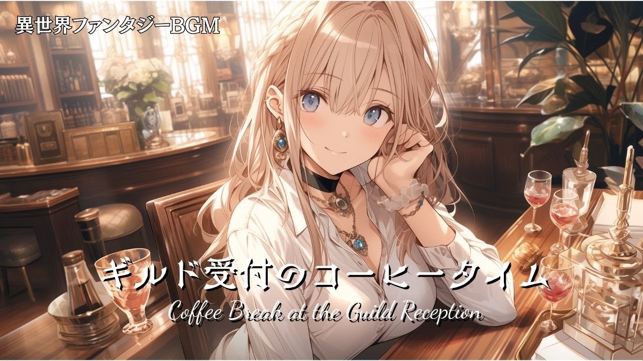【幻想BGM・ケルト音楽】ギルド受付のコーヒータイム｜Coffee Break at the Guild Reception｜Celtic Fantasy Music / Relaxing BGM