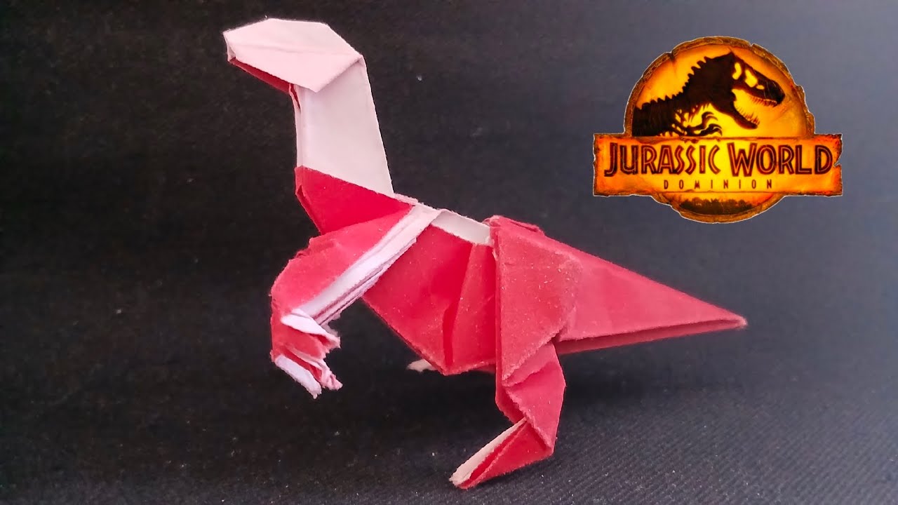 COMO HACER THERIZINOSAURUS DE JURASSIC WORLD DOMINION DE PAPEL