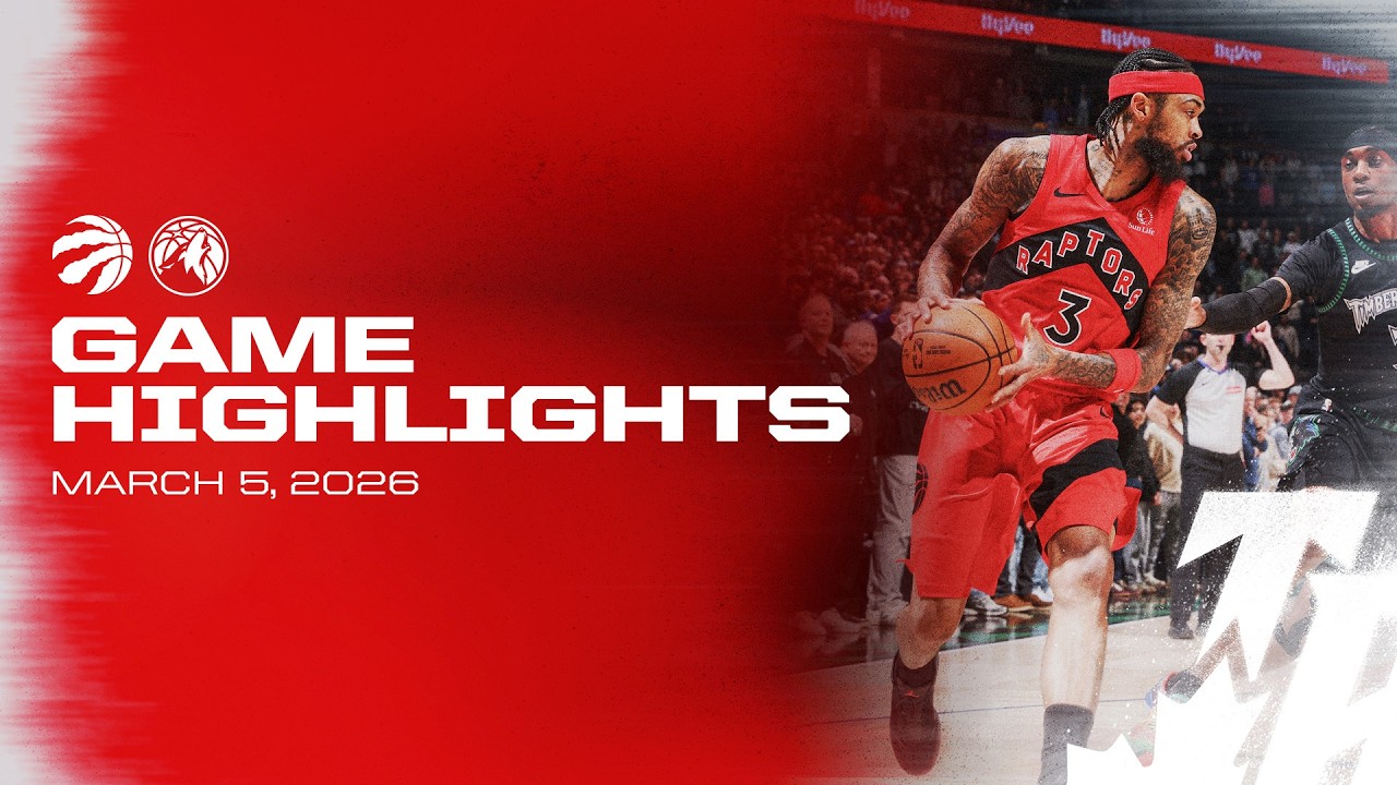 Raptors vs Timberwolves Game Highlights | March 05, 2026