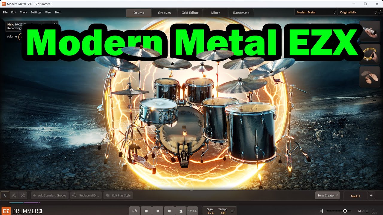 EZDrummer 3 Modern Metal (EZX) Presets Demo 🔥 | Full Sound Test 2025 | iamshane