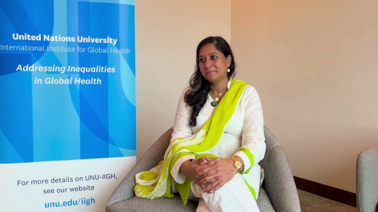 Attiya Waris (UN Independent Expert) at the UNU IIGH & Third World Network Symposium
