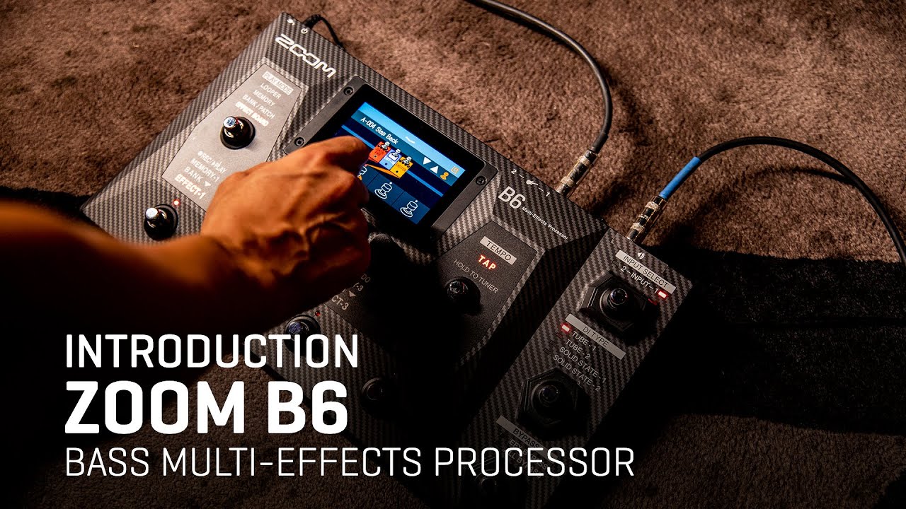 Zoom B6 Bass Multi-Effects Processor: Introduction